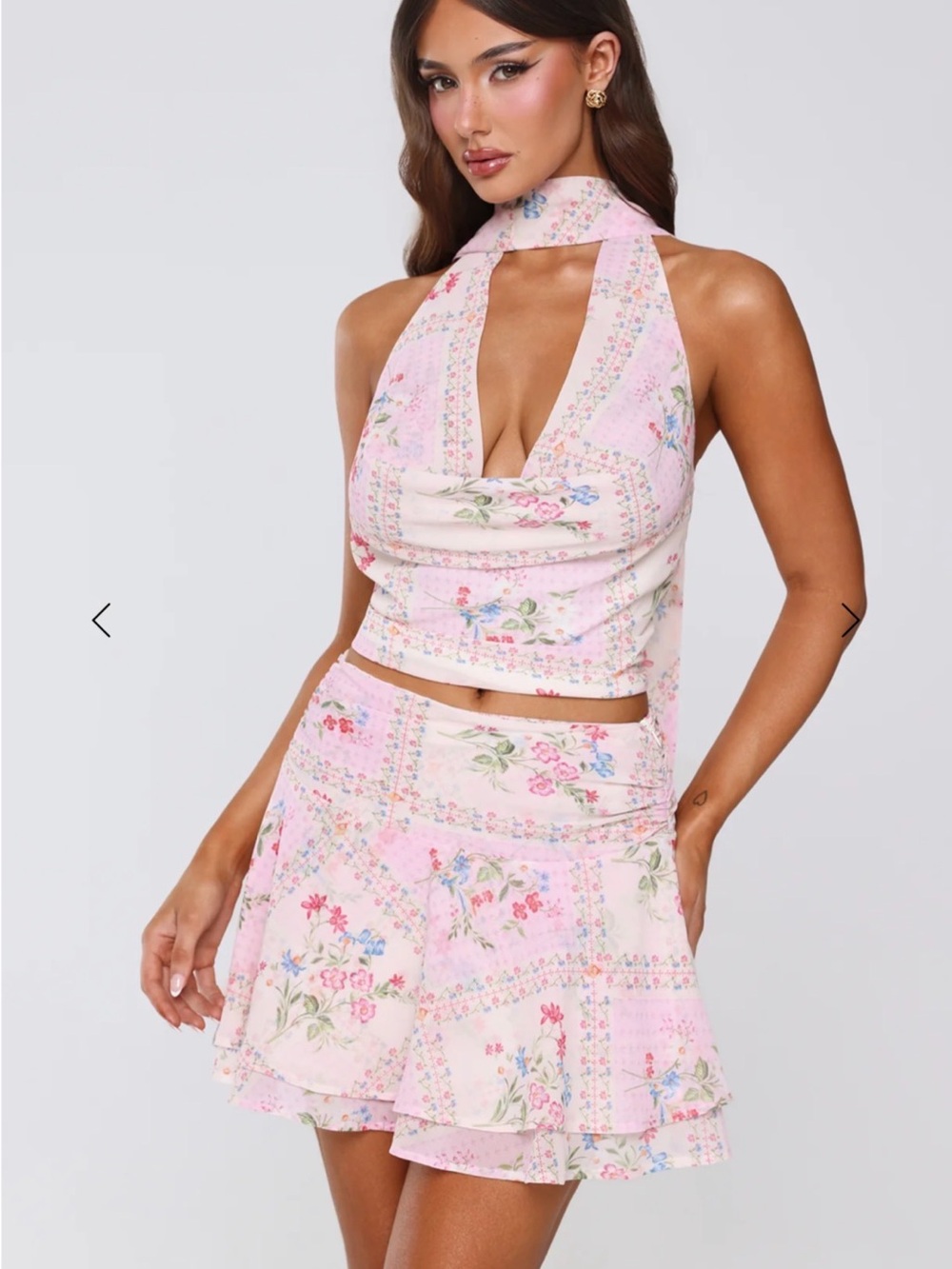 NWT Soft Sunlight halter top pink